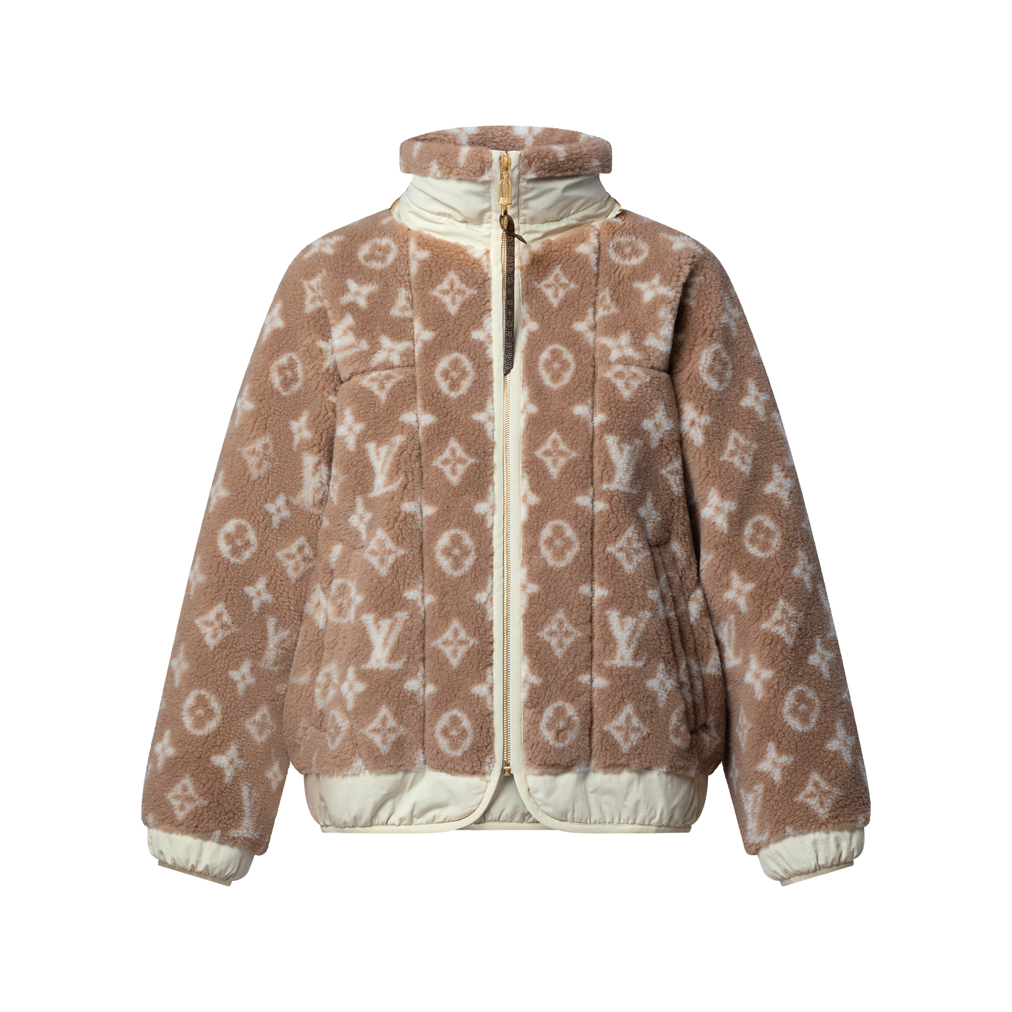 Monogram Fleece Hooded Jacket - Coats and Jackets - 1AIP48 | LOUIS